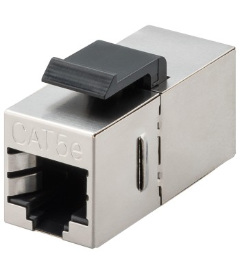 Frutto Keystone RJ45 Cat5e F/F FTP Schermato