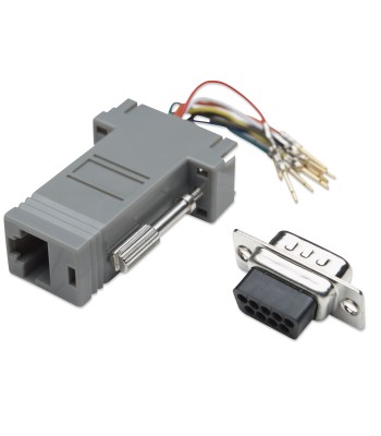 Adattatore Modulare DB 9p. M / RJ45 8 fili