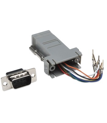 Adattatore Modulare DB 9p. M / RJ45 8 fili