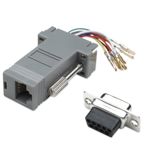 Adattatore Modulare DB 9p.F / RJ45 8 fili