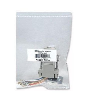 Adattatore Modulare DB 9p.F / RJ45 8 fili