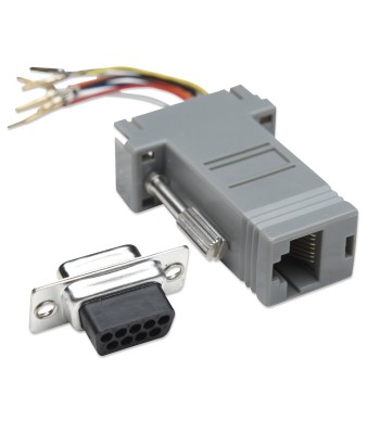 Adattatore Modulare DB 9p.F / RJ45 8 fili