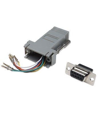 Adattatore Modulare DB 9p.F / RJ45 8 fili