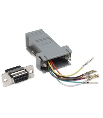 Adattatore Modulare DB 9p.F / RJ45 8 fili