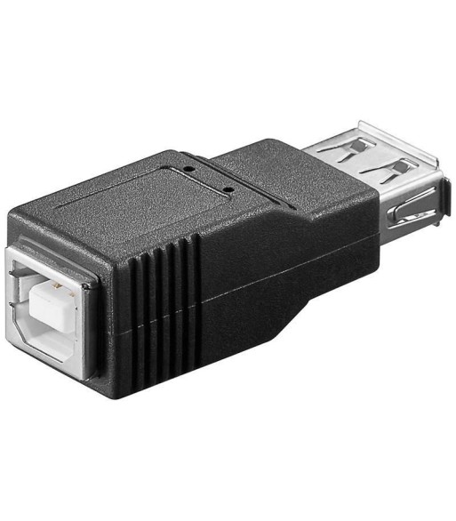 Adattatore Convertitore USB A Femmina USB B Femmina Nero