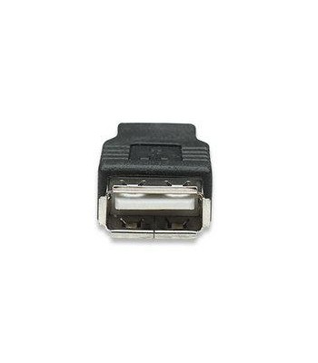 Adattatore Convertitore USB A Femmina USB B Femmina Nero