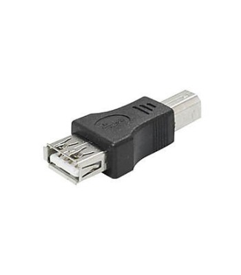 Adattatore Convertitore USB A Femmina USB B Maschio Nero