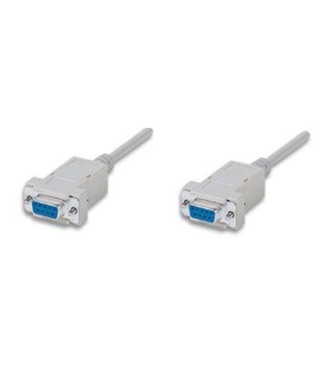 Cavo Pc/Pc Null Modem Cavo AT, AT cross over DB 9p. F/F 1,8 m