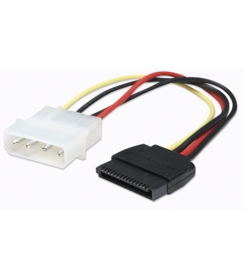 Cavo alimentazione SATA Molex 4pin M/SATA 15pin F