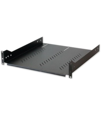 Mensola per Rack 19'' 470 mm 2U Nera 4 punti