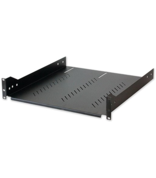 Mensola per Rack 19'' 470 mm 2U Nera 4 punti