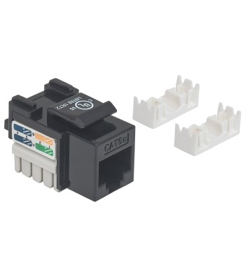 Frutto Keystone RJ45 Cat5e UTP Nero