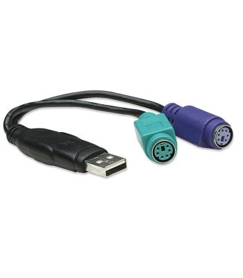 Adattatore USB a doppio PS/2