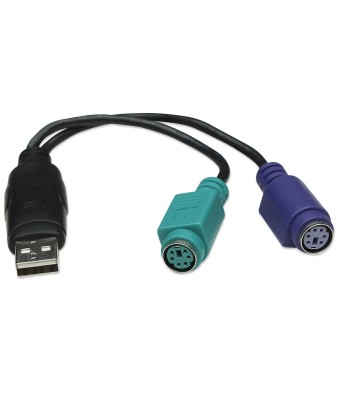 Adattatore USB a doppio PS/2