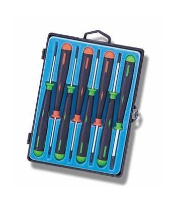 Set di 8 Cacciaviti di Precisione a Taglio Croce Torx