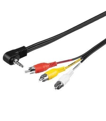 Cavo audio Video Videocamera - 3RCA a 1 Jack 3.5 mm 1,5 Mt