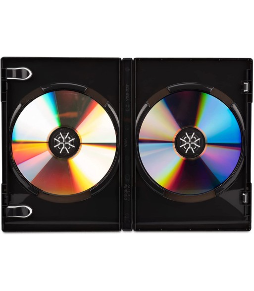 Custodia Doppia per DVD/CD BOX  Nero