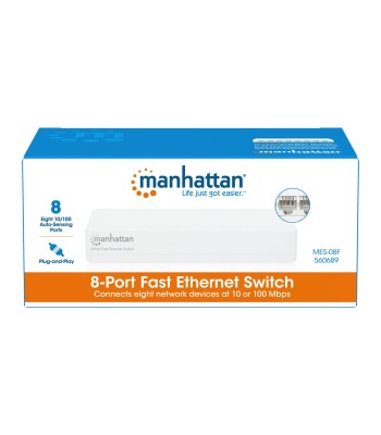 Switch 8 porte 10/100Mbps Fast Ethernet