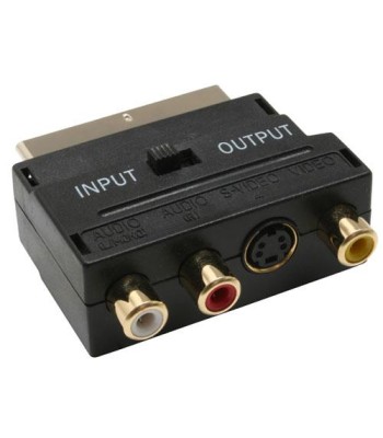 Adattatore Scart SVHS RCA Audio Video