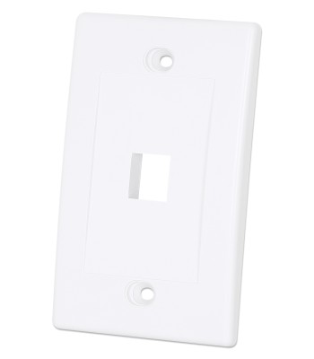 Placca Porta Frutti 1 Posto Mod.503 Bianco