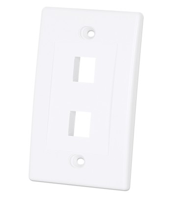 Placca Porta Frutti 2 Posti Mod.503 Bianco