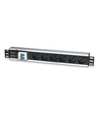 Multipresa 6 Posti da Rack 19'' con Magnetotermico Spina Italiana 1,5U