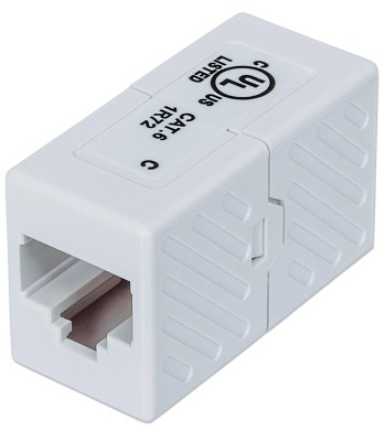 Accoppiatore Cat6 RJ45 F/F UTP colore Bianco