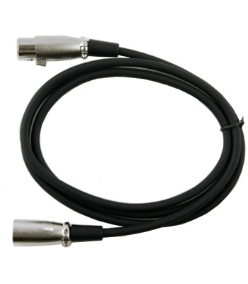 Cavo prolunga XLR Cannon 6 mt. col. Nero