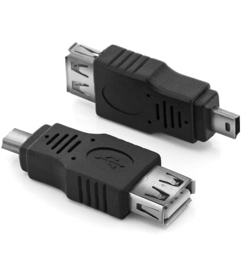 Adattatore USB A femmina a Mini B maschio