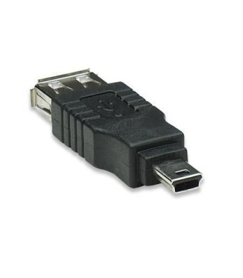 Adattatore USB A femmina a Mini B maschio