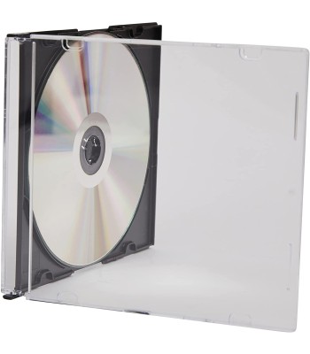 Porta CD Slim Jewel Case Nero