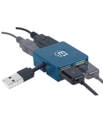 Micro USB Hub 2.0 4 porte, attivo