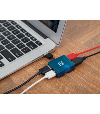 Micro USB Hub 2.0 4 porte, attivo