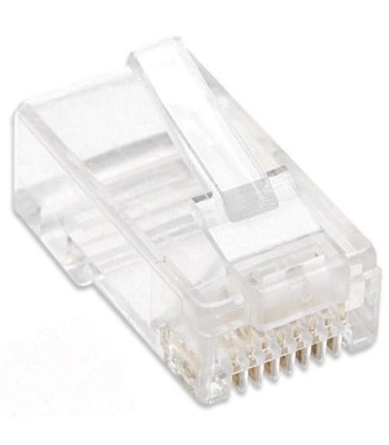 Confezione 100 Plug RJ45 per Cavo Flessibile Cat.6 UTP