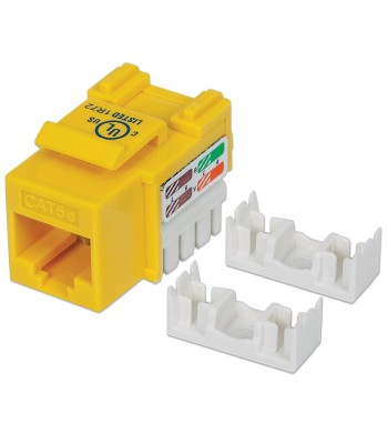 Frutto Keystone RJ45 Cat5e UTP Giallo