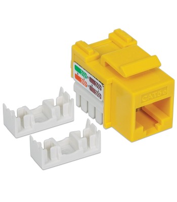 Frutto Keystone RJ45 Cat5e UTP Giallo