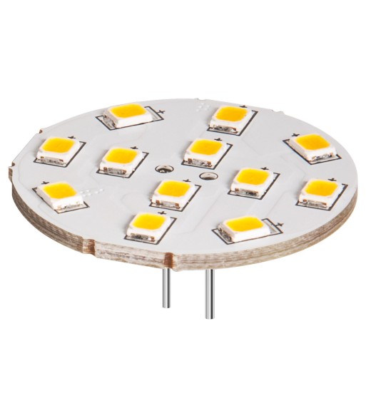 Faretto Led a Disco 12LED SMD G4 5050 2W 230lm Bianco Caldo, Classe E