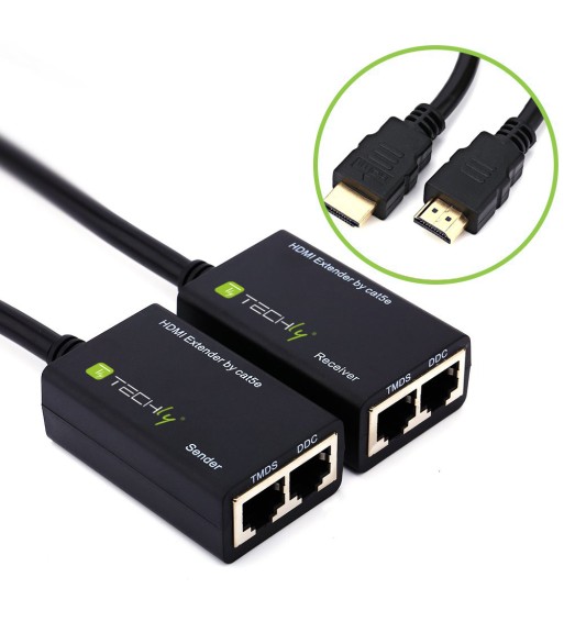 Amplificatore HDMI Cat 5e/6 Compatto 30m