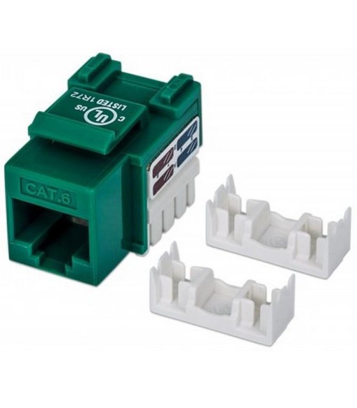 Frutto Keystone RJ45 Cat.6 UTP non schermato Verde