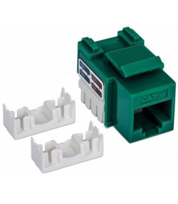 Frutto Keystone RJ45 Cat.6 UTP non schermato Verde