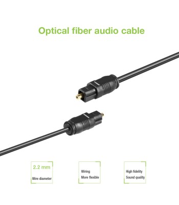 Cavo Audio Ottico Digitale Toslink (SPDIF) M/M 0,5m ø 2.2mm