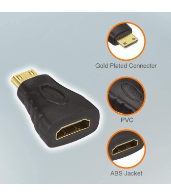 Adatattore da Mini HDMI Maschio a HDMI Femmina