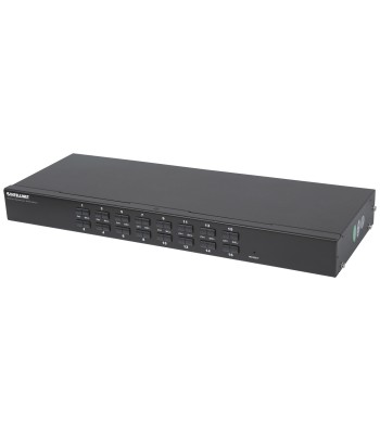 KVM Switch 16 porte combo USB + PS/2, OSD