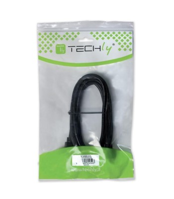 Cavo HDMI High Speed con Ethernet A/A M/M Angolato 1 m Nero