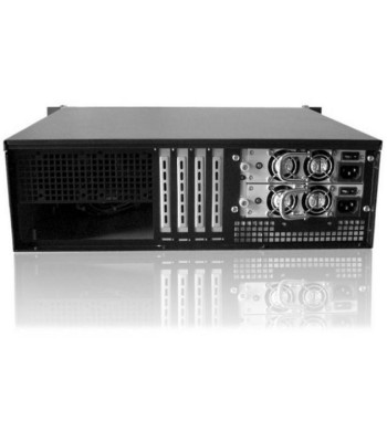 Chassis Industriale da Rack 19'' 3U Ultra Compatto Nero