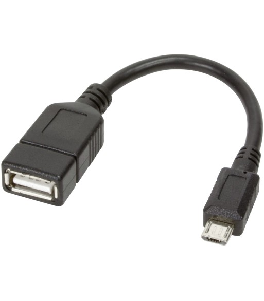 Cavo USB 2.0 OTG A Femmina / Micro B Maschio 0.2 m