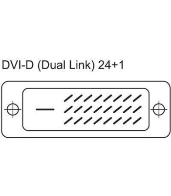 Cavo DVI Digitale Dual Link (DVI-D) con Ferrite 2m