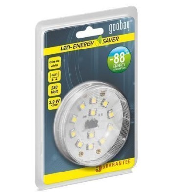 Lampada LED SMD GX53 3,2W 340 Lumen Bianco Freddo