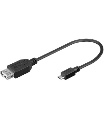 Cavo USB 2.0 A femmina/Micro B maschio 0.2 m