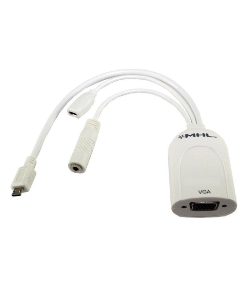 Adattatore MHL a VGA con audio per dispositivi mobili